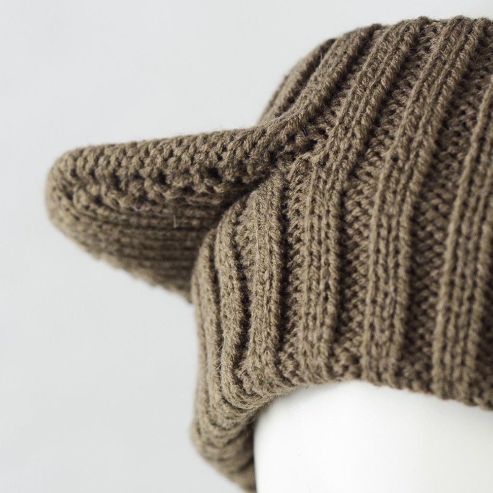 Animal Ear Crochet Headband - Ivory - Picture 3 of 6